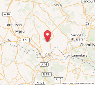 Map of Fresnoy-en-Thelle, Hauts-de-France