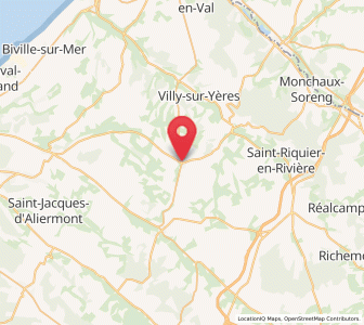 Map of Fresnoy-Folny, Normandy