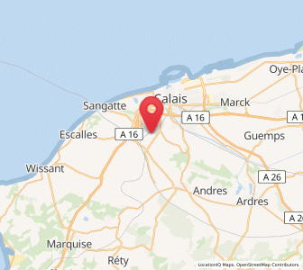 Map of Fréthun, Hauts-de-France