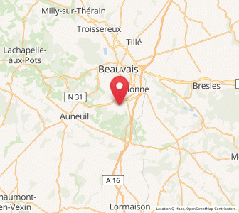 Map of Frocourt, Hauts-de-France