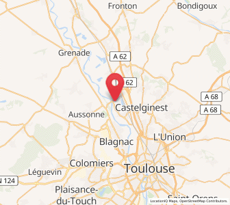Map of Gagnac-sur-Garonne, Occitanie