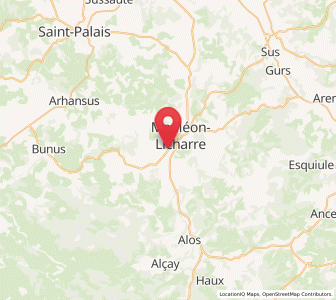 Map of Garindein, Nouvelle-Aquitaine
