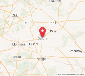 Map of Gastins, Île-de-France