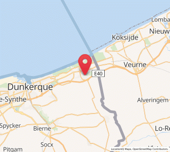 Map of Ghyvelde, Hauts-de-France