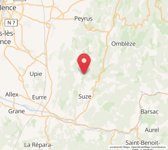 Map of Gigors-et-Lozeron, Auvergne-Rhône-Alpes