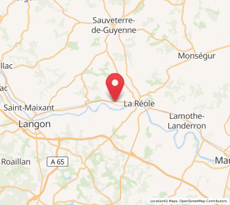 Map of Gironde-sur-Dropt, Nouvelle-Aquitaine