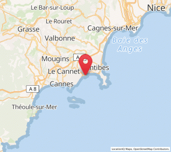 Map of Golfe-Juan, Provence-Alpes-Côte d'Azur