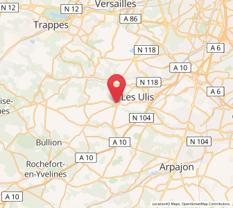 Map of Gometz-la-Ville, Île-de-France