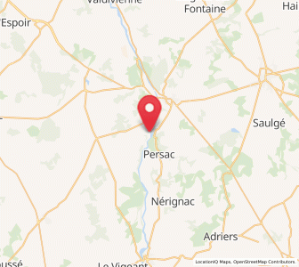 Map of Gouex, Nouvelle-Aquitaine