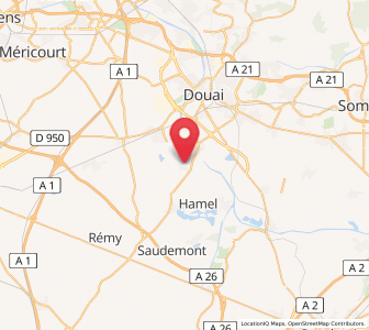 Map of Gouy-sous-Bellonne, Hauts-de-France