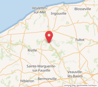 Map of Grainville-la-Teinturière, Normandy