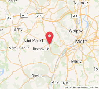 Map of Gravelotte, Grand Est