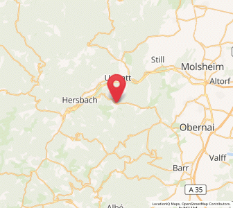 Map of Grendelbruch, Grand Est