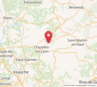 Map of Grézieu-le-Marché, Auvergne-Rhône-Alpes