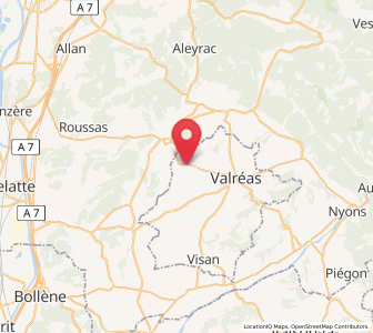 Map of Grillon, Provence-Alpes-Côte d'Azur