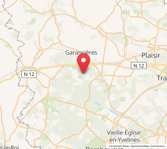 Map of Grosrouvre, Île-de-France