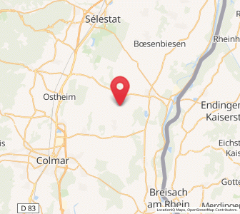 Map of Grussenheim, Grand Est