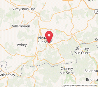 Map of Gyé-sur-Seine, Grand Est