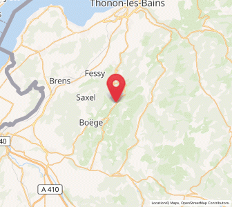 Map of Habère-Lullin, Auvergne-Rhône-Alpes