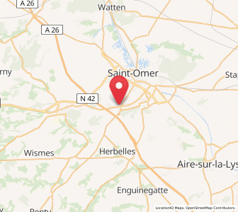 Map of Hallines, Hauts-de-France