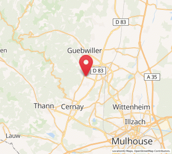 Map of Hartmannswiller, Grand Est