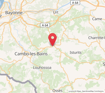 Map of Hasparren, Nouvelle-Aquitaine
