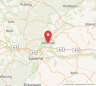 Map of Hattmatt, Grand Est