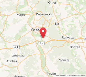 Map of Haudainville, Grand Est