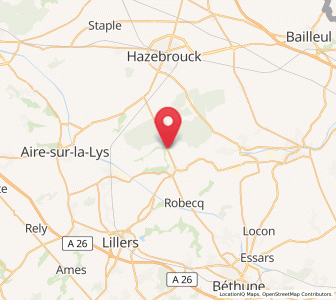 Map of Haverskerque, Hauts-de-France