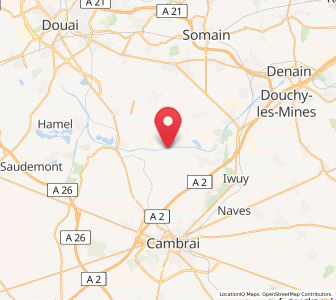 Map of Hem-Lenglet, Hauts-de-France