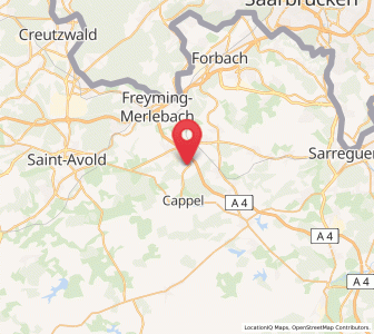 Map of Henriville, Grand Est