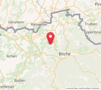 Map of Hottviller, Grand Est