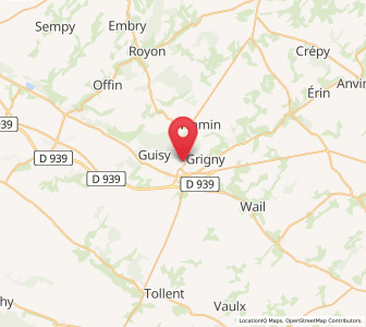 Map of Huby-Saint-Leu, Hauts-de-France