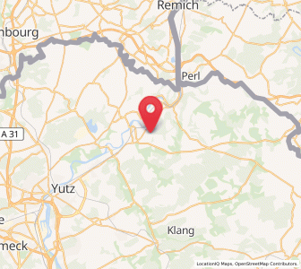 Map of Hunting, Grand Est