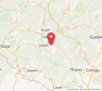 Map of Husseren-Wesserling, Grand Est