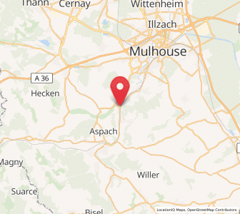 Map of Illfurth, Grand Est