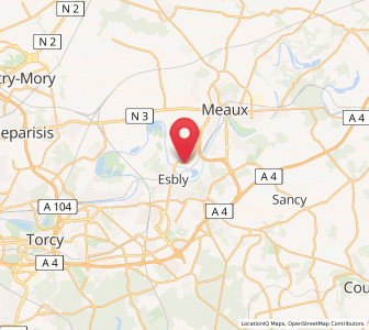 Map of Isles-lès-Villenoy, Île-de-France