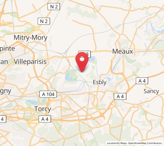 Map of Jablines, Île-de-France