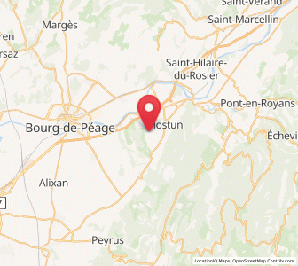 Map of Jaillans, Auvergne-Rhône-Alpes