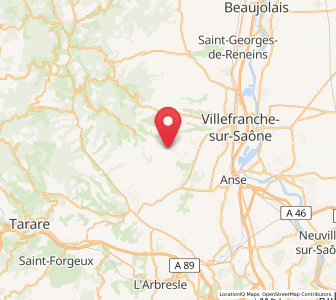 Map of Jarnioux, Auvergne-Rhône-Alpes