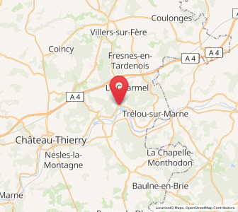 Map of Jaulgonne, Hauts-de-France