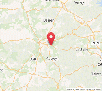 Map of Jeanménil, Grand Est