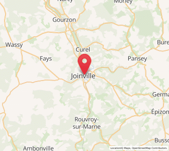 Map of Joinville, Grand Est