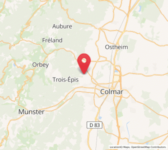 Map of Katzenthal, Grand Est