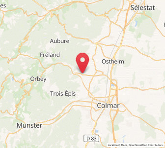 Map of Kientzheim, Grand Est