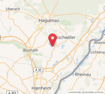 Map of Kurtzenhouse, Grand Est