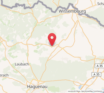 Map of Kutzenhausen, Grand Est