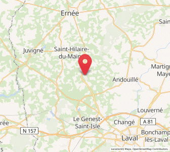 Map of La Baconnière, Pays de la Loire