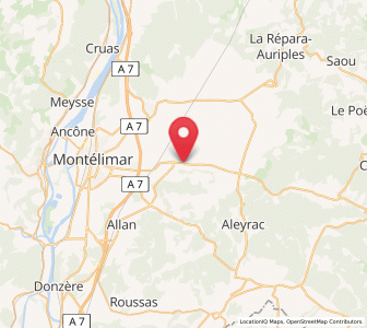 Map of La Bâtie-Rolland, Auvergne-Rhône-Alpes