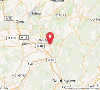 Map of La Buisse, Auvergne-Rhône-Alpes
